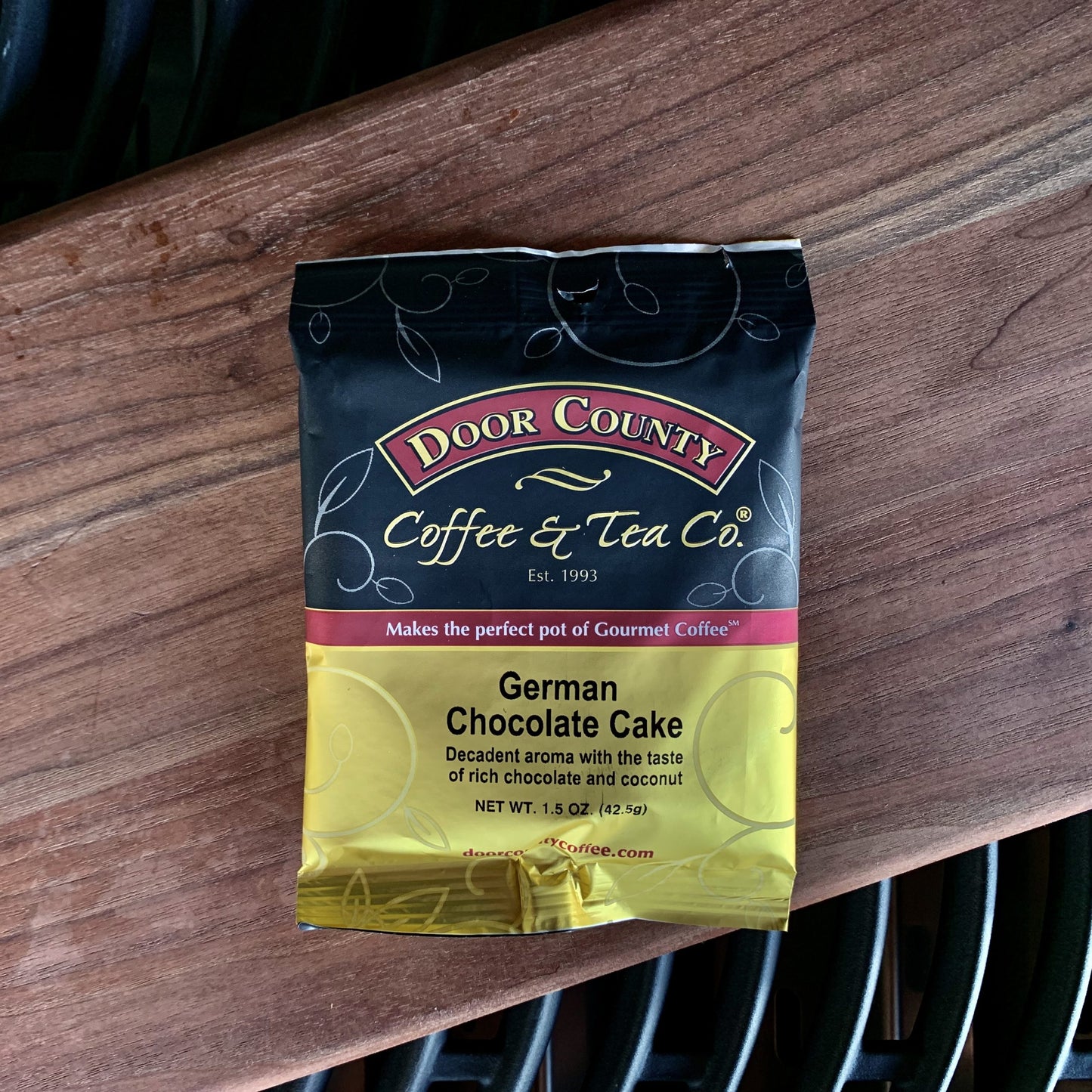 Door County Coffee Grounds - German Chocolate Cake, 1.5 ounces image