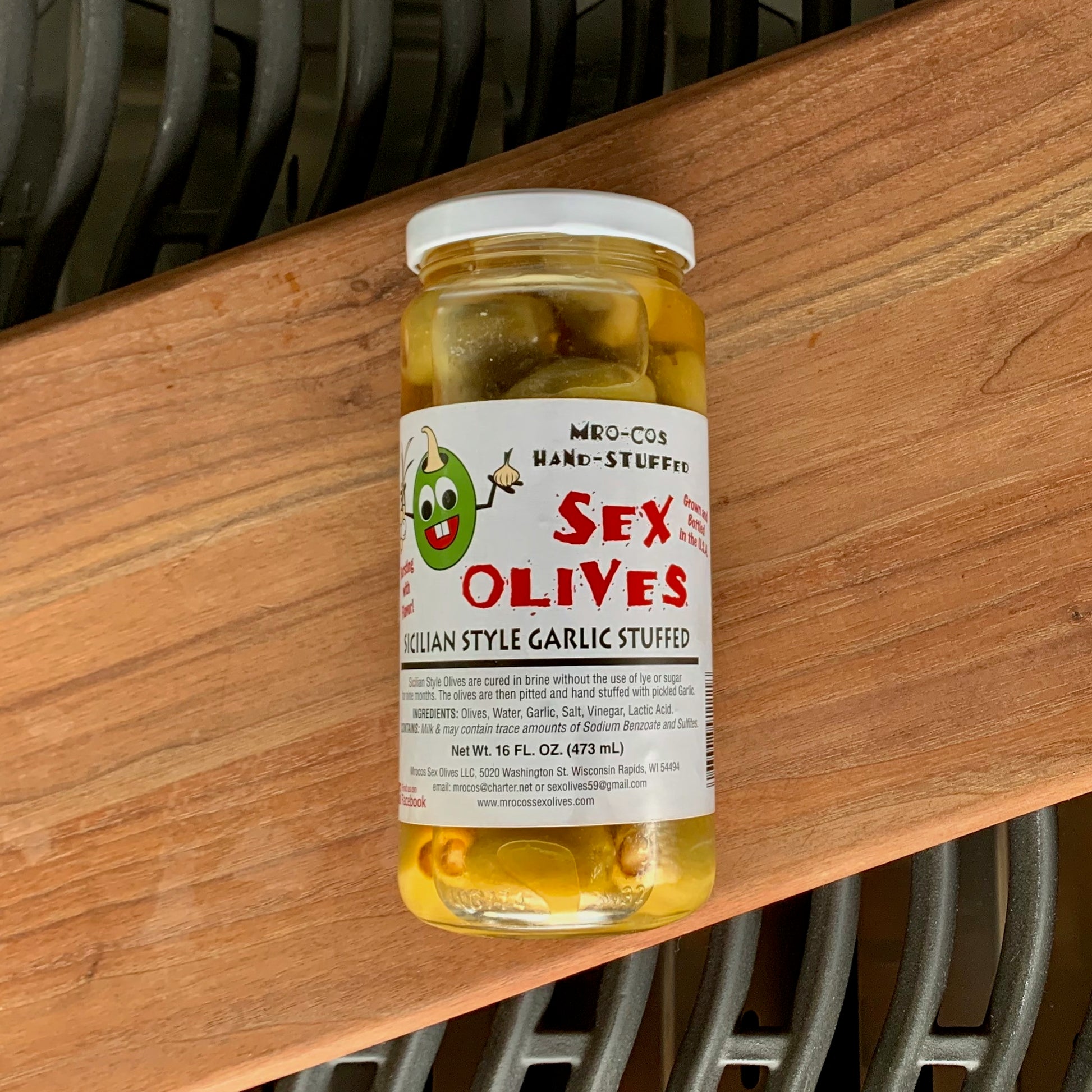 Mro-Cos Sex Olives - Garlic Stuffed image
